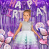 Purple Tinsel Curtain Party Backdrop - GREATRIL Foil Fringe Curtain Party Photo Booth Streamers for Hunters Mermaid Themed Decorations - 1m x 2.5m...