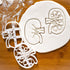 Set of 2 Kidney cookie cutters (Designs: External and Internal Kidney), 2 pieces - Bakerlogy...