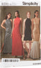 Simplicity Women's Open Back, Mermaid Style, and Little Black Dress Sewing Patterns, Sizes 4-12...
