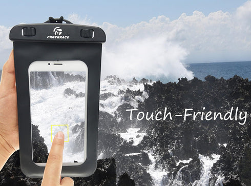 Freegrace Waterproof Pouches with Waist Strap / Pouch Case Bundle Set- Keep Your Phone & Valuables Dry and Safe - Waterproof Dry Bags for Boating ...