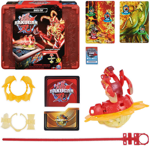Bakugan Baku-tin with Special Attack Mantid, Customizable, Spinning Action Figure and Toy Storage, Kids Toys for Boys and Girls 6 and up...