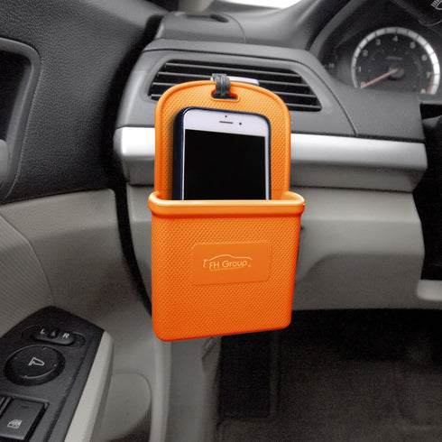 FH Group FH3022ORANGE Orange Silicone Car Vent Mounted Phone Holder for Smartphones (iPhone Plus, Galaxy Note, etc.)...