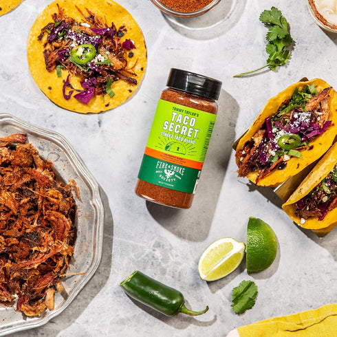 Fire & Smoke Society Taco Secret Taco Seasoning Mix | XLarge Bottle | Fajita Seasoning Mix, Carnitas, Meat, Mexican Spice Blend | MSG Free, Gluten...