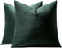 MIULEE Pack of 2 Velvet Soft Solid Decorative Square Throw Pillow Covers Set Christmas Cushion Case for Spring Sofa Bedroom Couch Car 18x18 Inch 4...