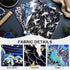 6 Pcs 20'' x 16'' Japanese Fat Quarters Quilting Fabric Bundles Japanese Printed Furoshiki Wrapping Cloth Squares Quilting Patchwork Fabric Colore...