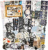 Knaid 200 Pieces Vintage Ephemera Pack Decoupage Paper Junk Journal Kit Scrapbook Planner Sticker Supplies for Art Journaling Bullet Journals Coll...