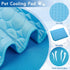 Dog Cooling Mat Cooling Pad for Dog, Washable Cooling Blanket Cushion for Kennel Sofa Bed Floor Car Seats,Travel Summer Dog Pad Made of Ice Silk (...