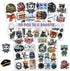 Pack 50 PCS Plane Pilot Wing Stickers Waterproof Vinyl Decals Decor Laptop Airport Flying Vehicles Suitcase Water Bottle Gifts for Teens Adults Av...