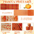 3 Rolls 30 Yards Fall Wired Ribbons Thanksgiving Pumpkin Buffalo Plaid Ribbon Autumn Harvest Ribbons for Wreaths Craft Bow Making Supplies Gifts W...