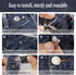 20 Sets of Black 17mm Jeans Button Pins, Waistband Jeans Buttons, No Sewing or Tools Required, Instant Replacement Snap Button Trouser Buttons, Re...