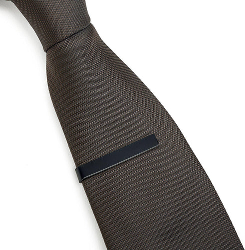 SHUYUE 3 Pc Set 1.9 Inch Skinny Tie Bar Clip - Silver,Black,Gold...