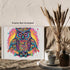 Posterizer 1 pcs- psychedelic funky hippie colorful owl print 1-Abstract & Modern Art-Fantasy & Fiction Art- Living Room Bedroom Decor- unframed w...