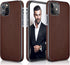 LOHASIC for iPhone 12 /for iPhone 12 Pro Case, Thin Slim Leather Luxury PU Soft Flexible Non-Slip Grip Full Body Shockproof Protective Cover Cases...