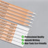 Geyoga 36 Pcs Professional Charcoal Pencils Soft,medium and Hard for Drawing Charcoal Pencils Drawing Set Drawing Pencils for Sketching Shading Dr...