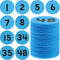 48 Pcs Carpet Floor Circle Sit Markers, Numbers 1-48 Carpet Dots for Classroom Spot Markers 4 Inch Floor Dots for Teachers Students Kids Home Elem...