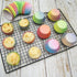 600 Pcs Cupcake Liners Standard Cupcake Cups 6 Style Cupcake Wrappers Papers Baking Cups for Party Celebration (6 Colors, 600 Pcs)...