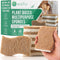 6 Pack Natural Kitchen Sponges, Compostable White Cellulose & Organic Coconut Scrubber Sponge for Washing Dishes, Kind Eco Friendly Non-Scratch & ...