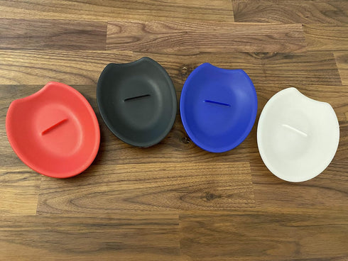 Crack'em Egg Cracker & Spoon Rest (Jet Black) - Perfectly Cracks Eggs & Contains Messes - Easy to Use & Clean - Great for Kids - Prevents Broken Y...