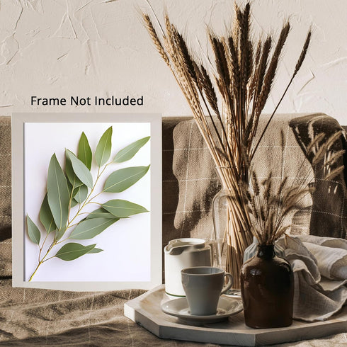 Posterizer 1 pcs-plant leaves-Chic art for plant lovers 6-Floral & Botanical Art-Workplace & Office Art-Living Room Bedroom Decor- unframed wall a...