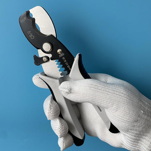 Wire Cutters Stripper, BOOSDEN 8 inch Cable Cutters, Awg Wire Cutters,Precision Wire Stripper,Heavy Duty Cable Cutters, Spring Cable Cutting Plier...
