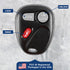 KeylessOption Key Fob Replacement for 1998 1999 2000 2001 2002 2003 2004 Cadillac Escalade Chevrolet Chevy Silverado Suburban Tahoe GMC Yukon Sier...