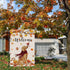 Welcome Fall Garden Flag 12 x 18 Inch Double Sided Burlap, Golden Retriever Dog Cardinal Yard Flags for Seasonal Thanksgiving Farmhouse Decoration...