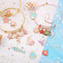 MARFOREVER 120 Pcs Ocean Themed Sea Charms for Jewelry Making, Assorted Gold Enamel Starfish Seashell Marine Pendants for Necklace Earring Bracele...