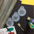 Designer Stencils Silk Paisley Cookie Stencils, Mini, Beige/Semi-Transparent...