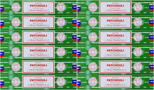Satya Nag Champa Patchouli Incense Sticks, 12 Count...