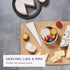 Classic SMALL Kitchen Cutting Board, Cheese Charcuterie Board, Wood Fiber Composite,Dishwasher Safe, Eco-Friendly, Easy Grip Handles, Non-Porous, ...