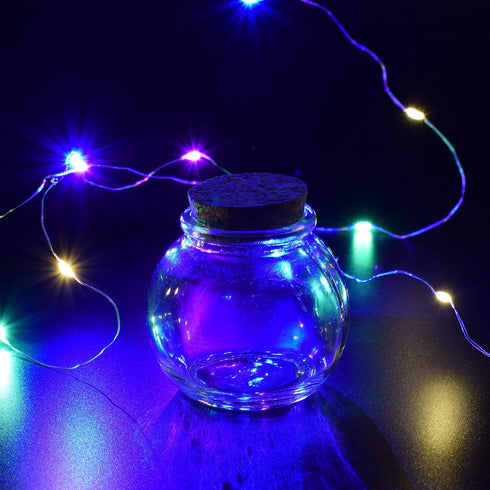 Clear Glass Bottle With Cork Stopper Assorted Shapes Bud Vases Jars Message Wish Bottle 1 Piece (Round Ball)...
