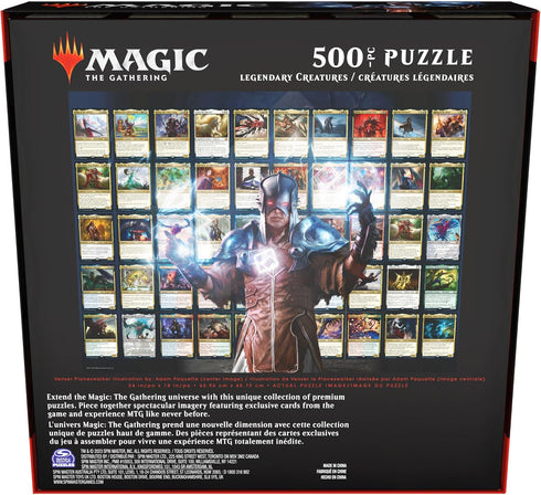 Magic The Gathering, Legendary Creatures 500 Piece Puzzle MTG Puzzles for Adults Jigsaw Puzzles 500 Pieces 500 Piece Puzzles for Adults & Kids 12+...