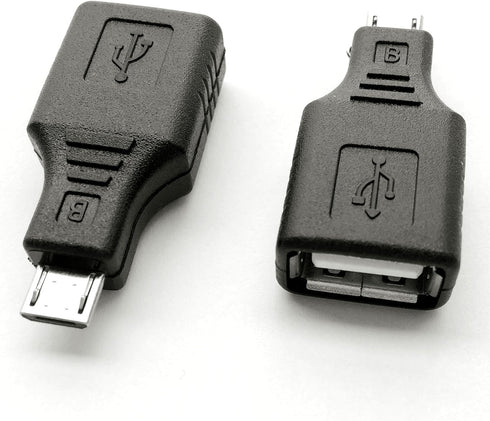 USB 2.0 Micro USB Male to USB Female OTG Adapter (2 Pack)...