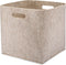 Parker Baby Felt Foldable Storage Cube Bin - 11 Inch Nursery Cubby Storage Bin Cubes for Cube Organizer, Closet Organizers and Storage Toy Bin, Ro...