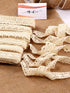 0.78 inches by 30 yards Beige Cotton Ribbon Lace Trim for Sewing and Gift Wrapping 6 Rolls by Alice Crafts | 6 Rolls x 5 yards each, Set of 6 Asso...