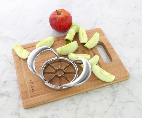 New Star Foodservice Artaste 59519 Zinc Die Cast Apple Corer and Divider with Stainless Steel Blades...