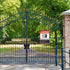 Moving Gate Sign Moving Gate Can Cause Serious Injury or Death Sign 10"x 7" Warning Door Safety Keep Clear Sign Metal Reflective Rust Free Aluminu...