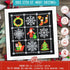 Counted Cross Stitch Kit 'Merry Christmas' - Easy-to-do Embroidery Sampler Set for the Christmas and New Year Holidays, Encouragement, with a Chri...