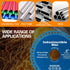 Indestructible Disc for Angle Grinder 4 Inch with 7/8'' Arbor Hole, Cut Off Wheel for Ceramic/Tile/Metal/Wood/Stone 3pcs...