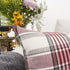 YOUR SMILE Christmas Retro Farmhouse Buffalo Tartan Chequer Plaid Cotton Linen Decorative Throw Pillow Case Cushion Cover Pillowcase for Sofa 18 x...