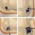 GEX 6.5 inch Bent Wooden Crochet Latch Hook Knitting Tool Ventilating Holder 1PC......