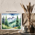 Posterizer 1 pcs- mountains and trees beautiful landscape nature 5-Landscape & Nature Art-Floral Botanical Art- Decor for Home & Office- unframed ...
