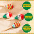 JOYIN 4 PCS Cinco De Mayo 7.6" Wooden Maracas for Kids, Maraca Magic, Wooden Rattle Noisemaker for Mexican Fiesta Party Favors, Musical Fun Partie...