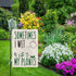 Garden Flag Sometims I Wet My Plants Vertical Doubled Sided Burlap Welcome Flag Home Yard Outdoor Decor 12.5x18 Inch...