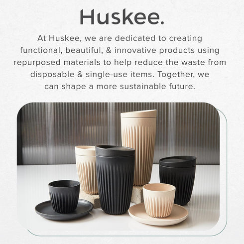 8oz HuskeeCup & Lid - Charcoal...
