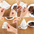 24 PCS Reusable Tea Bags, 5.9x3.9in Fabric Drawstring Pho Soup Bags, Muslin Empty Spice Bags for Cooking, Straining Filter Cheesecloth Sachet Bags...