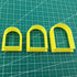 Set of 3 Arch Clay Cutter Set, Cookie Cutter, 3D Polymer Clay Cutter...