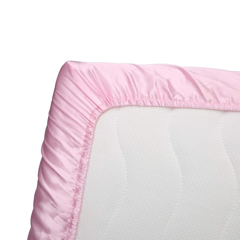 Pro Goleem Satin Pack n Play Playard Sheet Great for Baby Hair Soft Silk Feeling 27x39 Inch Fitted Portable Mini Crib Sheet Playard Mattress Cover...