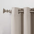 Sun Zero Becca Energy Efficient Grommet Curtain Panel, 40" x 63", Stone...