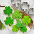 Ann Clark Cookie Cutters Shamrock Cookie Cutters 3-Pc. Set Made in the USA, Mini, Medium, and Large Shamrock...